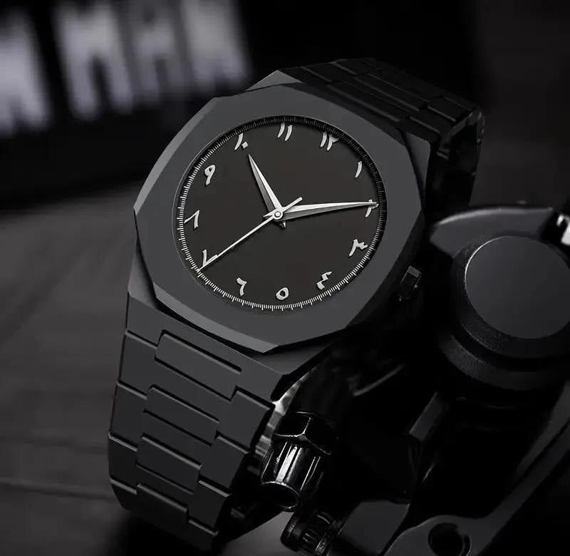 Men's Black Stainless Steel Chain Best Watch - Durable and Stylish